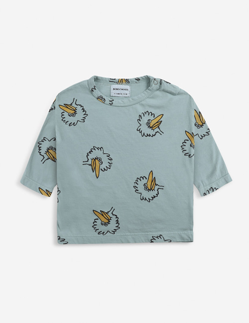 [BOBO CHOSES]  Birdie All Over long sleeve T-shirt[12-18m, 18-24m, 24-36m]